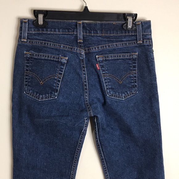 Levis 518 superlow boot cut 7 M Jr made in USA paper tag 29” - Picture 8 of 12